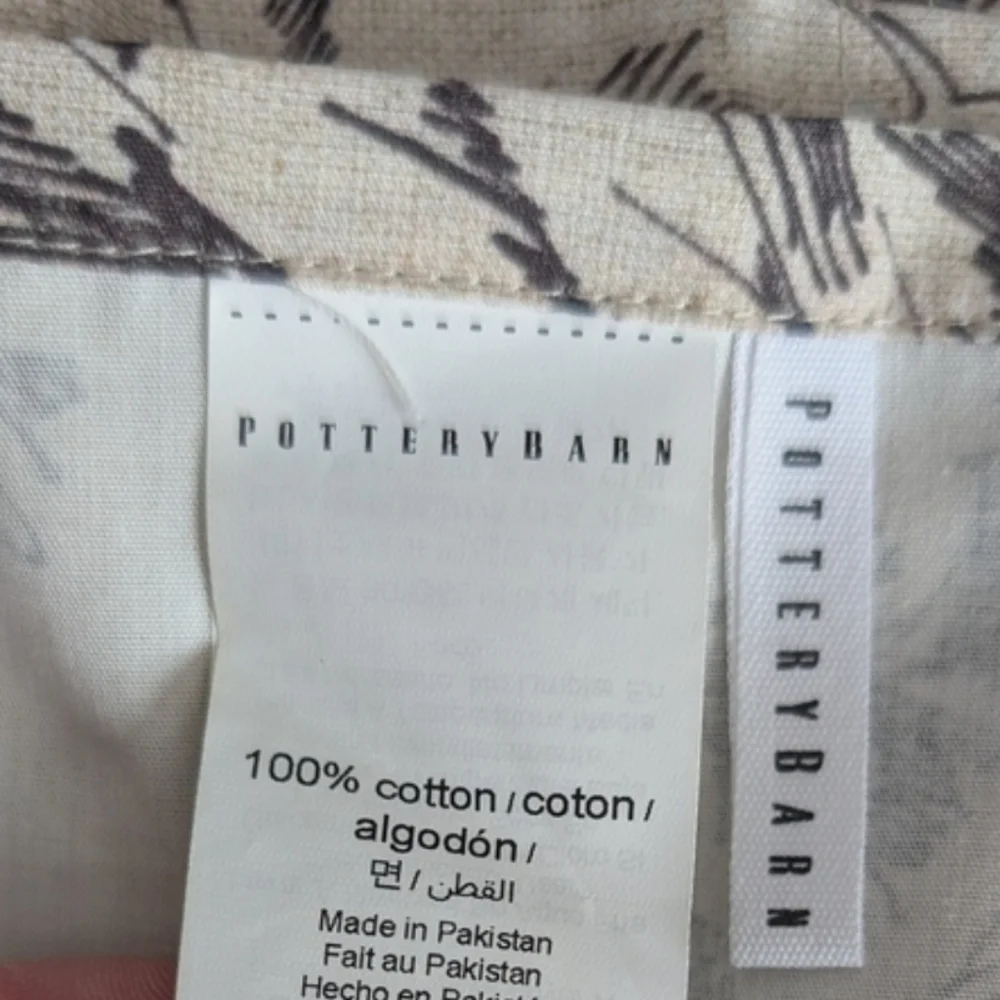 NWT Pottery Barn Rustic Forest 100% Cotton Shower Curtain 72×72" - Picture 9 of 12